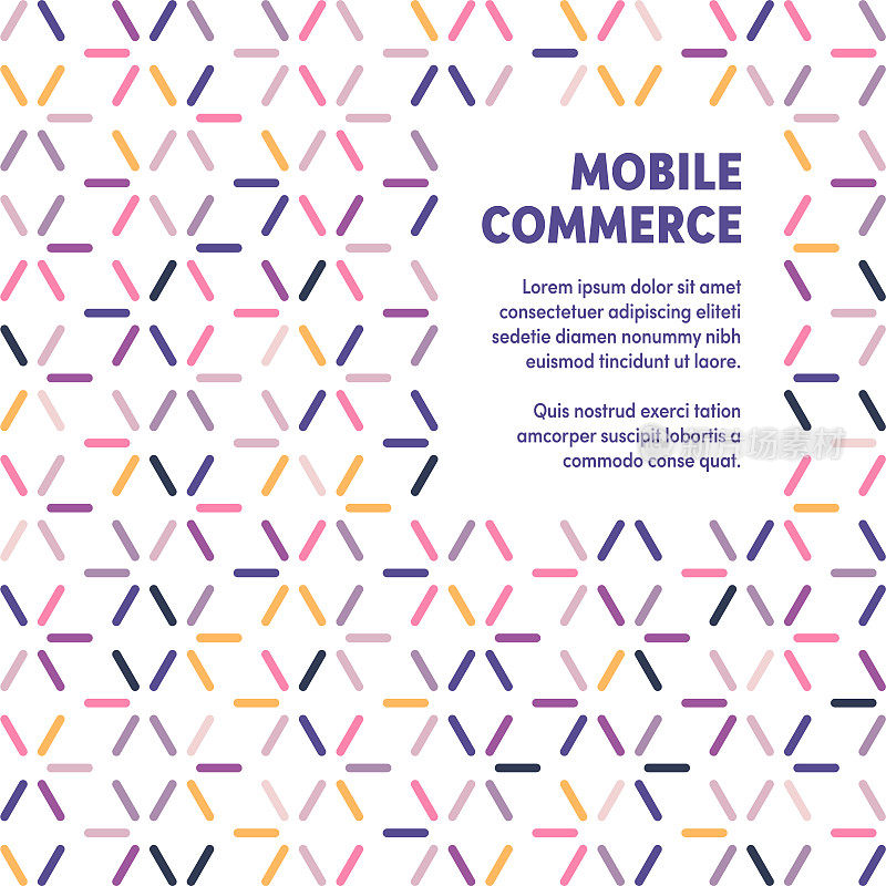 Mobile Commerce Modern & Artistic Design Template